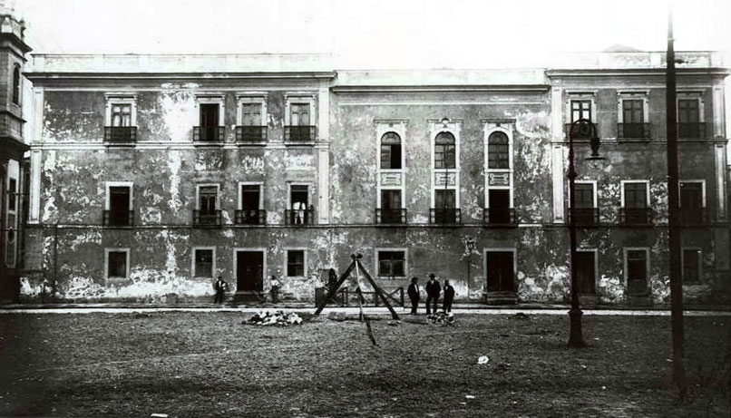 Cadeia Velha - Fachada dos fundos - Setembro de 1919 - Augusto Malta