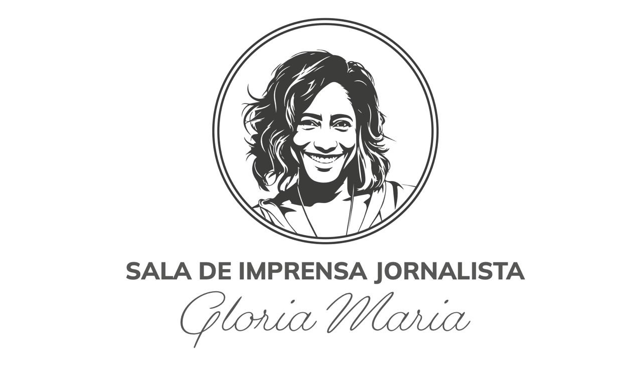 Imagem divulgada pela Alerj para anunciar a sala de imprensa que receberá o nome de Gloria Maria
